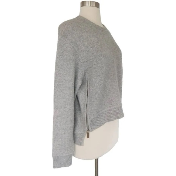✨ NWT MICHAEL KORS | WMNS 100% CASHMERE HI-LO SWEATER W/ ZIPPERS | $395 | LARGE - Picture 8 of 15